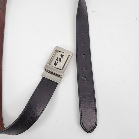 Harley Davidson Reversible Buckle Black Brown Leather Belt - 36 - Picture 7 of 7